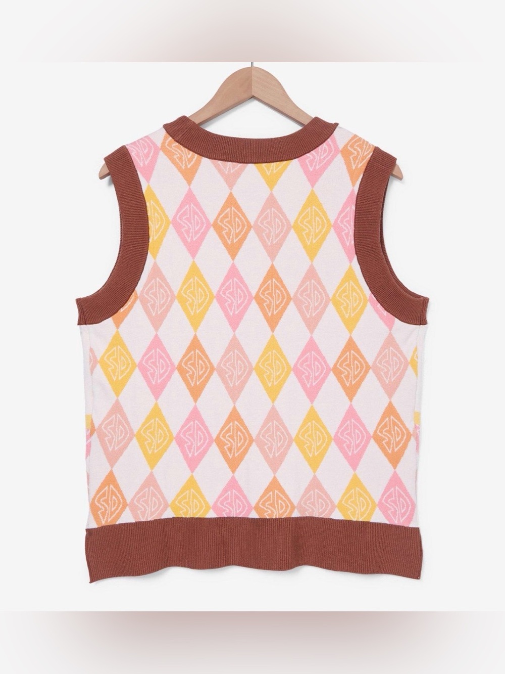 NWT Warner Brothers Scooby Doo argyle sweater vest size 3X - Picture 2 of 11